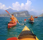 Photo canoeing in the Lake of Garda 3